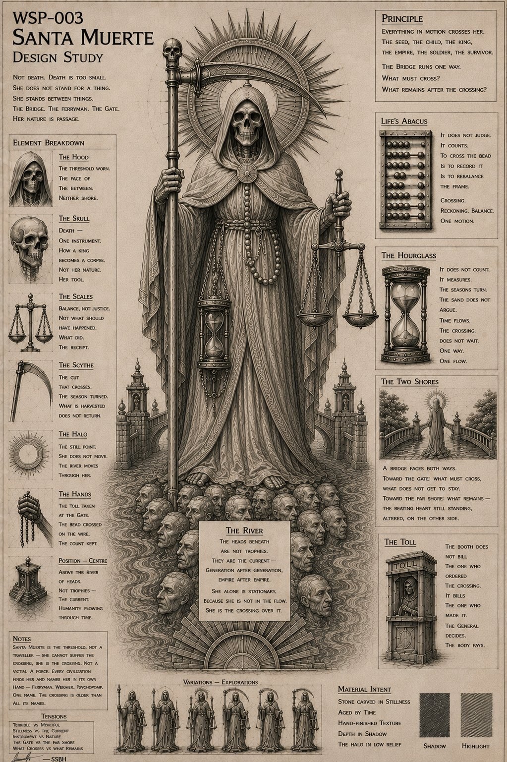 Santa Muerte — design study